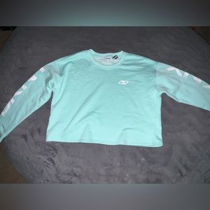 NWOT Aqua Cropped Long Sleeve Shirt from DNKY Sport Women’s Small